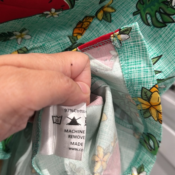 NWT Collectif London Ines Tropical Fruit Pencil Dress Size Large UK 14 US 10 NEW - Picture 11 of 13